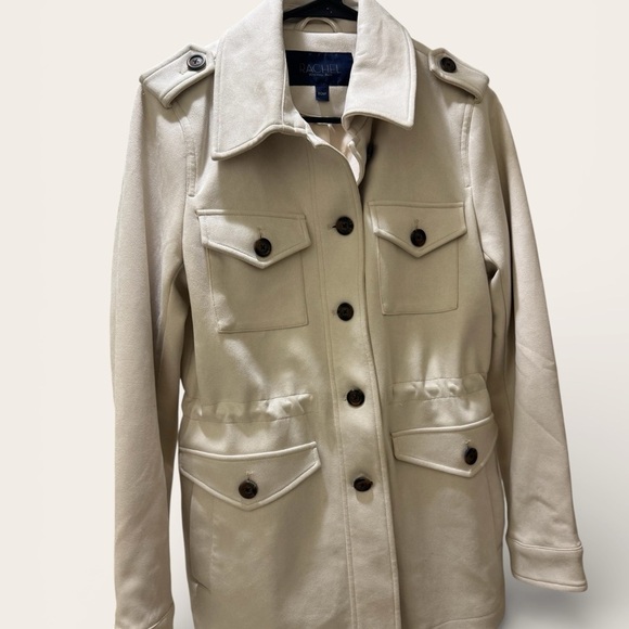 RACHEL Rachel Roy Jackets & Blazers - RACHEL Rachel Roy Beige Trench Coat